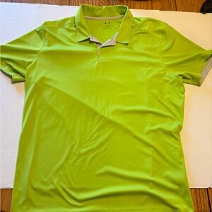 Men's Oakley XXL Green Polo Shirt